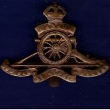 Royal Artillery Cap badge, KC made by (TIFTAFT B'Ham). Very worn condition.