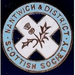 Nantwich & District Scottish Society Pin Badge,