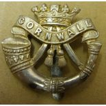 Duke Of Cornwall's Light Infantry (White Metal)