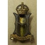 23rd Hussars, WWII Officer's issue cap badge KC