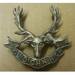 Seaforth Highlanders 'Ross-shire Buffs, The Duke of Albany's own' (White Metal)