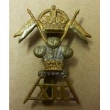 12th Royal Lancers (Prince of Wales’s), KC (Bi-Metal)