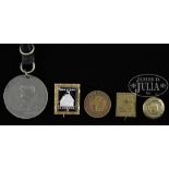 RARE GROUPING OF WILLIAM HENRY HARRISON 1840 PRESIDENTIAL CAMPAIGN MEMORABILIA. This group