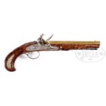 EXTREMELY FINE KENTUCKY PISTOL MADE BY FAMOUS COLT MASTER GUNSMITH AND ENGRAVER ALVIN A. WHITE. This