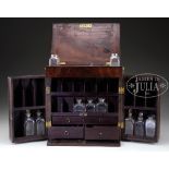 RARE PHILADELPHIA DOCTOR'S TRAVELING CABINET. Philadelphia, second quarter 19th century. Finely