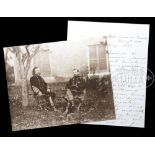 RARE GROUP OF FIVE CUSTER FAMILY AUTOGRAPHED LETTERS INCLUDING BROTHERS GEORGE, TOM AND NEVIN ALL