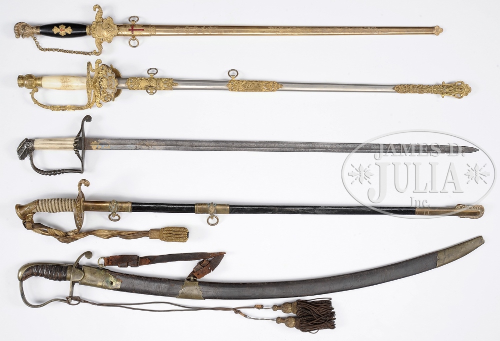 COLLECTION OF 10 AMERICAN 19TH CENTURY SWORDS. All from a local estate, these 10 swords vary in date - Image 2 of 2
