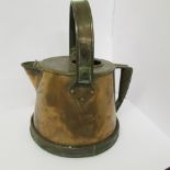 ANTIQUE COPPER, swing handled water carrier