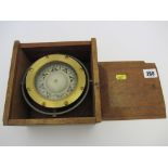 COMPASS, boxed gimbaled compass by Imray, Laurie, Norie & Wilson