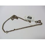 GOLD, 9ct gold chain (a/f), 7.7 grams