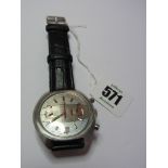 CANDINO, gents Candino chronograph wrist watch on black leather strap