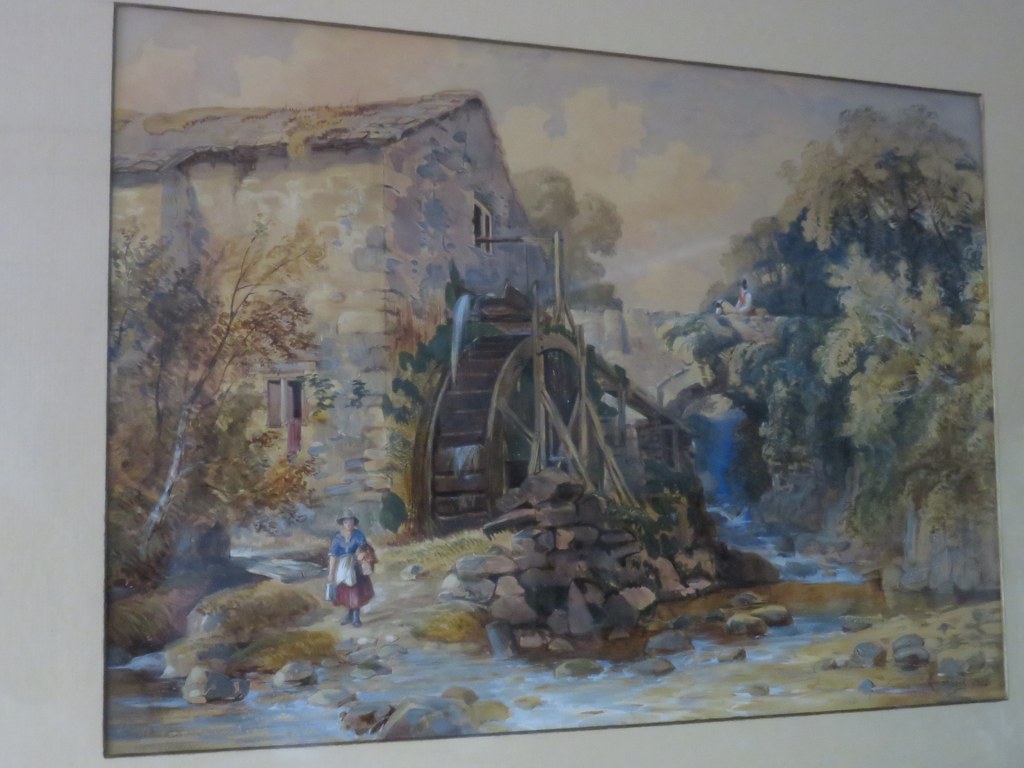 RADFORD, 19th Century English School pair of signed water colours "The Water Mill" and "Water Fall",
