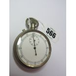 MILITARY WATCH, plated military stop watch, marked to rear "Poole 274039"