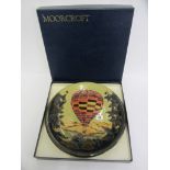 MOORCROFT, limited edtion commissioned wall plaque, "Hot Air Balloon"