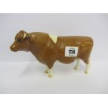 BESWICK CATTLE, "Gurnsey Bull Champion - Subrinas Sir Richmond 14th", gloss finish