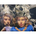 ROBERT LENKIEWICZ, signed limited edition artist proof, colour print "The Painter with Mary -
