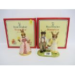 BUNNYKINS, 2 figure groups, "Jack and Jill" and "Cinderella"