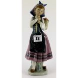 Lladro figurine - Young girl with basket