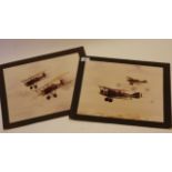 - Stuckey, 2 Lithographic prints of WWI