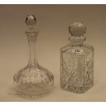 Two Crystal Decanters