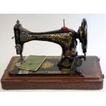 Singer Sewing machine No.28 with cover a