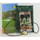 Masters Thursday 11th April 2013 pass including a spectators guide