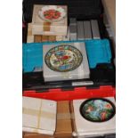 A large collection of Wedgwood, bradford exchange, collectors plates, aprox 40 plates etc...