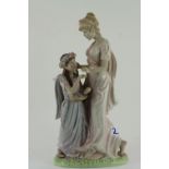 Wedgwood figurine of Mother and Daughter captioned 'Tender Moments'