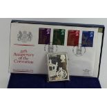 The 25th Anniversary of the Coronation - The Danbury Mint Ltd Stamp Ingot of the Stage Coach.