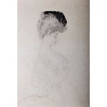 Paul Cesar Helleu (1859-1927) French ‘a Mademoiselle Amme Du Fromental’, Lithograph, Signed and