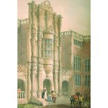 Joseph Nash (1808-1878) British ‘Bramshill, Hants’, Lithograph in Colours, Inscribed title in