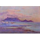 Constance Penstone (1865-1928) South African ‘Table Mountain’, Watercolour, Signed, 14” x 20 5”