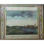 18th Century English School. ‘View of Mortlake in Surrey – from the River Thames’, Print, 7.25” x