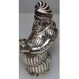 A CAST SILVER NOVELTY “MR PUNCH” VESTA.