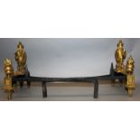 A VERY GOOD PAIR OF LOUIS XVI ORMOLU CHENNETTES with urn finial, rams mask, pineapple finial and