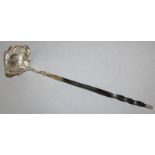 A GEORGE III TODDY LADLE. London 1763 Maker: W.C.