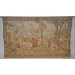 A FINE MAXIMILIAN TAPESTRY DEPICTING THE MONTH OF MARCH from a series of twelve, in The Louvre,