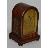 A SMALL REGENCY ROSEWOOD CASED LIBRARY BRACKET CLOCK by J. WALLIS, LONDON, with engine turned gilt