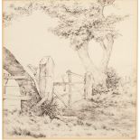 20th Century English School. “The Broken Gate, New Forrest”, Indistinctly Signed and Dated 1947,