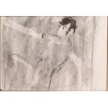 Edward Wolfe (1896-1981) British. ‘Teddy Boy Jive’, Pencil, Signed, 9” x 12.5”.
