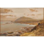 George Trevor (20th Century) British. A Coastal Scene, Watercolour, Signed, 7.25” x 10.75”.
