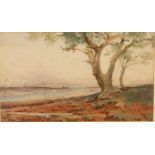 Sidney Paul Goodwin (1867-1944) British. A River Landscape, Watercolour, Signed, 9” x 13.5”.
