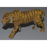 A VIENNA COLD CAST GROUP, "TIGER".  4ins long.