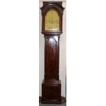 A GOOD LATE 18TH CENTURY EIGHT DAY LONDON CASED MAHOGANY LONG CASE CLOCK, SIGNED JAMES WOOD,