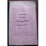 [CAMBRIDGE] Rock Bros., publishers: Views of the College & Halls, Cambridge, 8vo, 24 engr. views