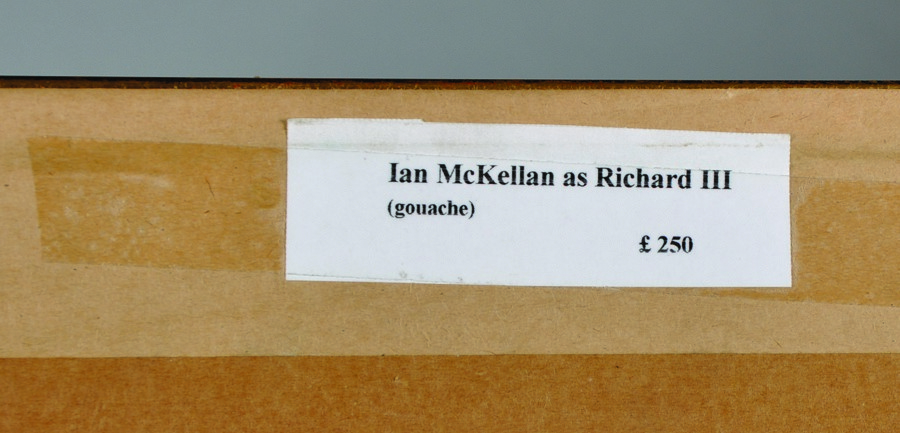 Bruce Purchase (1938-2008) New Zealand. 'Ian McKellan as Richard 111', Study of Three Candles, - Image 4 of 5