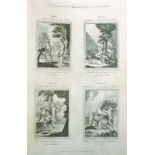 18th Century English School. Four Religious Scenes, 'Engraved for the Rev. T. Banke's Christians