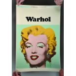 The Tate Gallery. "Warhol", 'Marilyn Munroe', Poster, Unframed, 30" x 20".