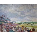 * Peter Cecil Knox (b1942) KELSO (RACE COURSE) Oil on board. Signed. Titled. 26cm x 34½cm