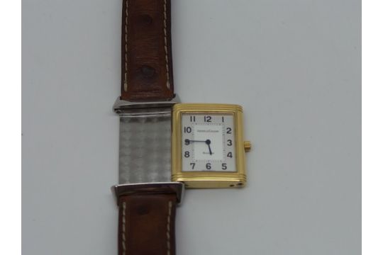 Jaeger-LeCoultre Reverso Gents Two Tone Watch and Strap, with Quartz Movement. Model Number - 250. - Image 2 of 4